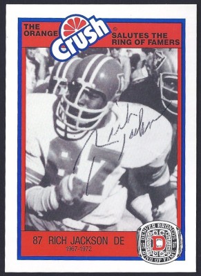 1987 Broncos Rign of Fame - Rich Jackson