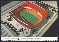arrowhead stadium postcard