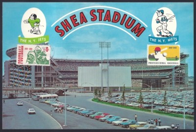 shea stadium postcard