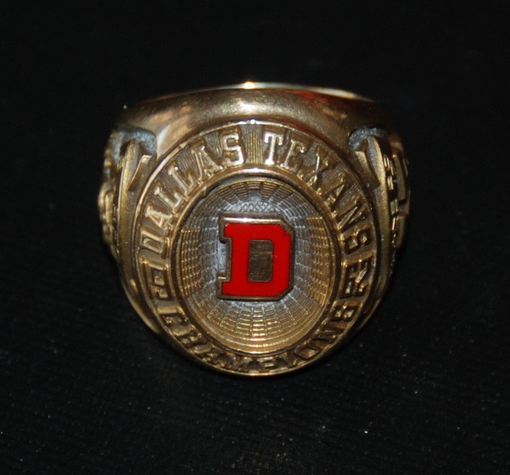 Chris Burford's 1962 AFL Championship Ring - Tales from the AFL