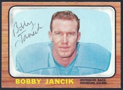 autographed 1966 topps bobby jancik